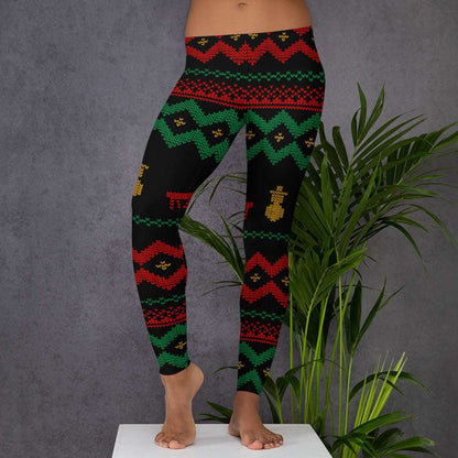 Christmas Merry Sweater Leggings TeeSpect