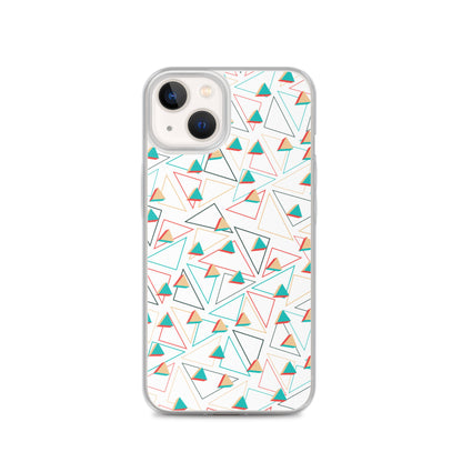 Triangular Candied White iPhone Case