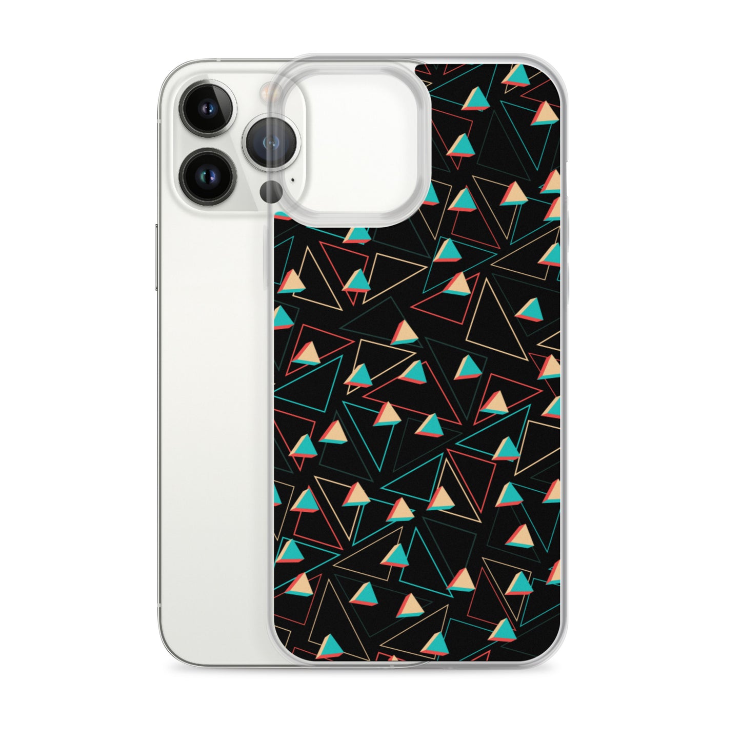 Triangular Candied Black iPhone Case