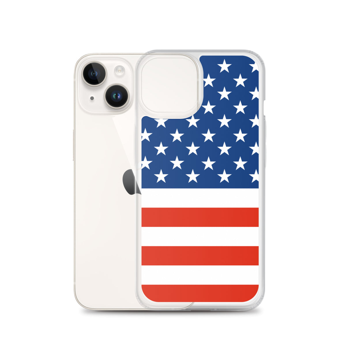 Vinilo o funda para iPhone Bandera de EE. UU. De barras y estrellas