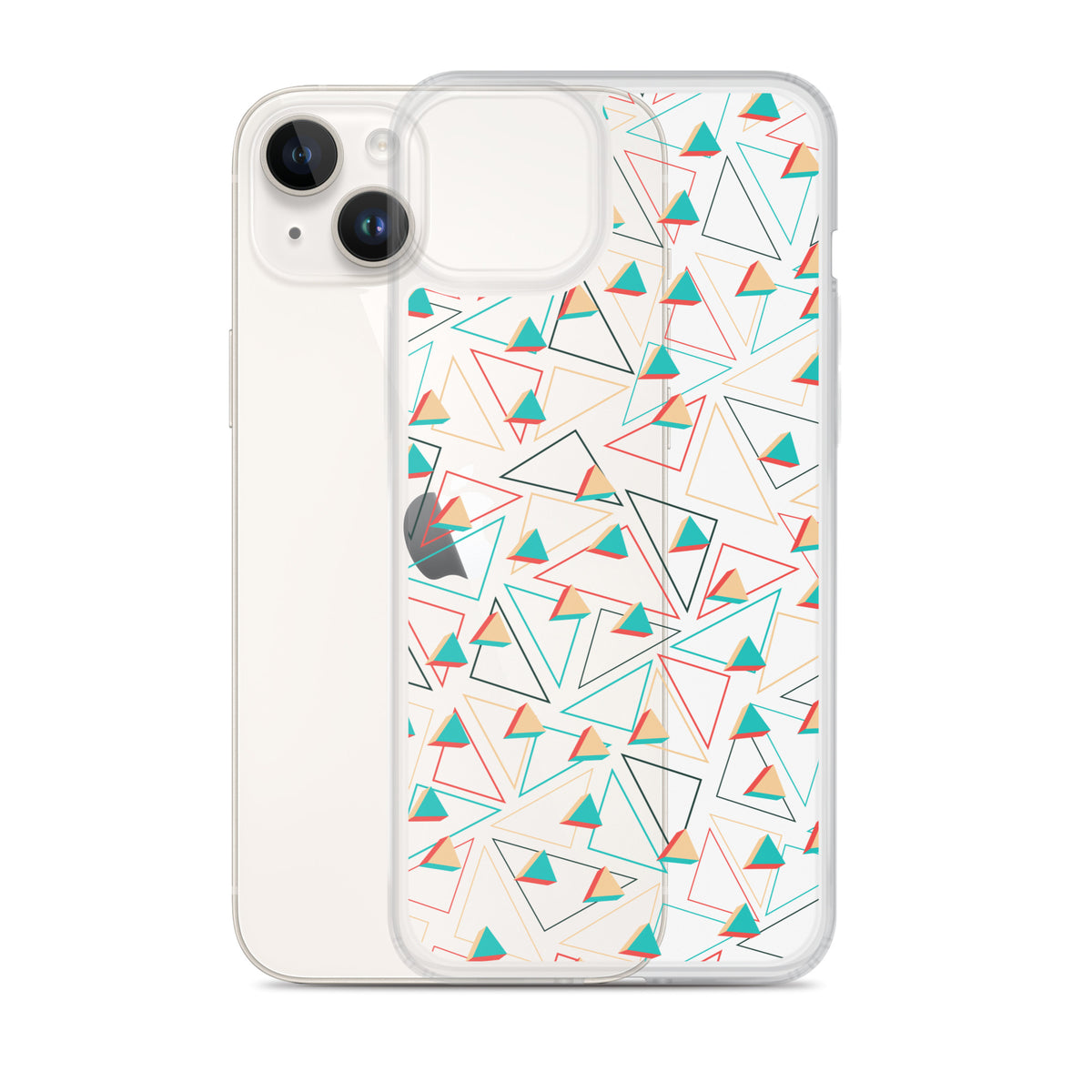 Triangular Candied Clear iPhone Case