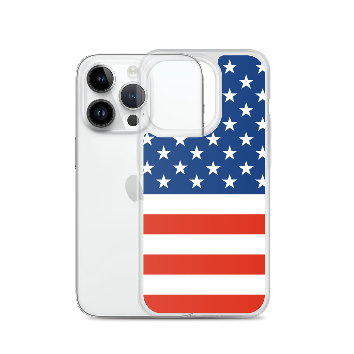 Vinilo o funda para iPhone Bandera de EE. UU. De barras y estrellas