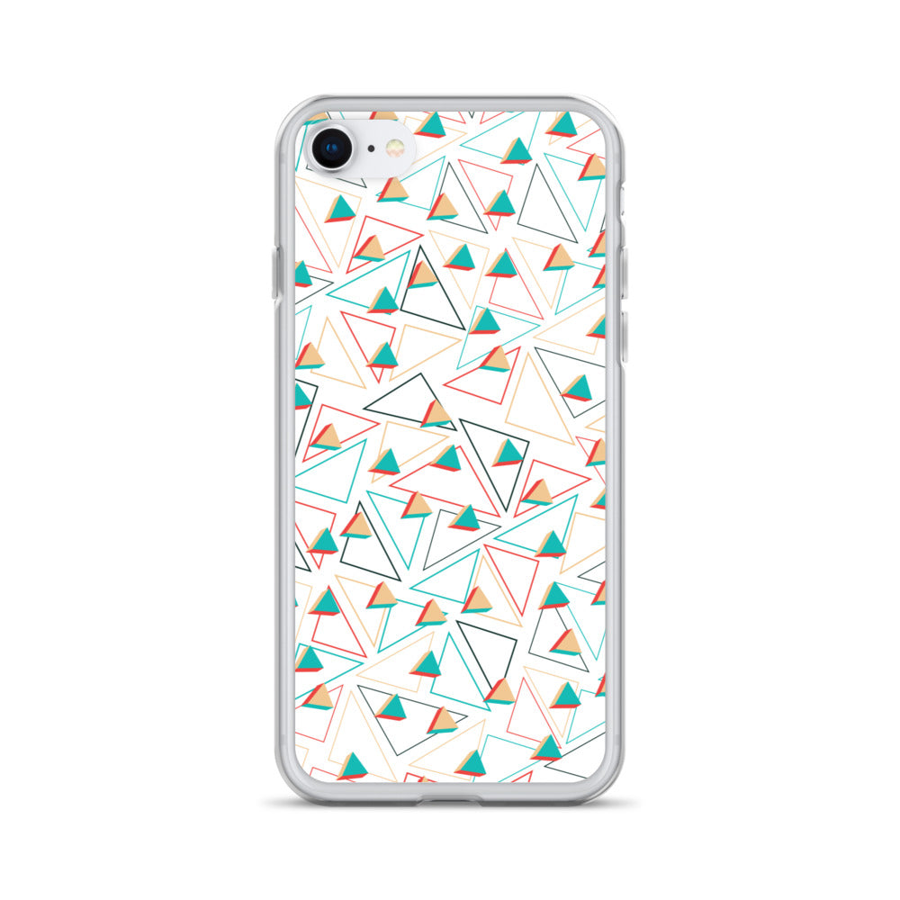 Vinilo o funda para iPhone Blanco Confitado Triangular