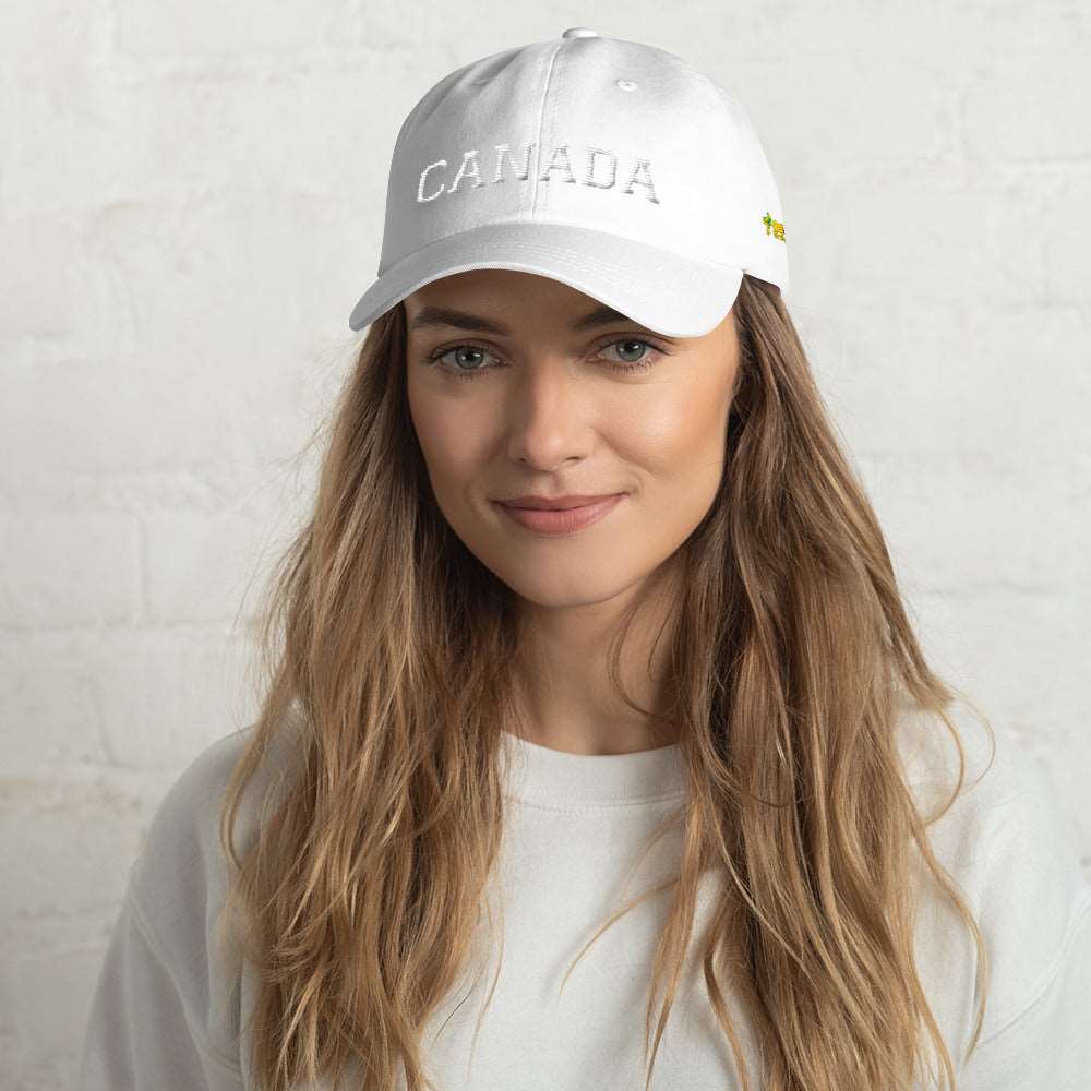 Bold CANADA 4 Side Embroidery Classic Dad Hat TeeSpect