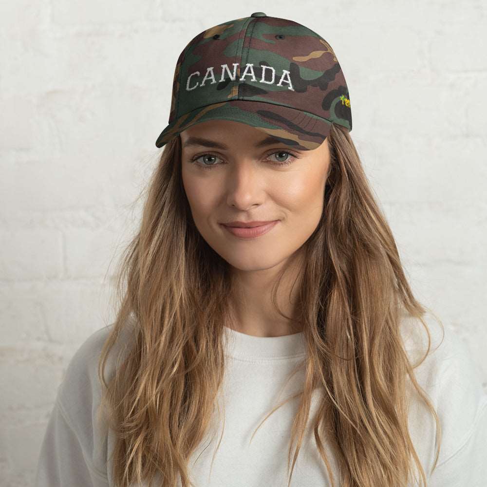 Bold CANADA 4 Side Embroidery Classic Dad Hat TeeSpect