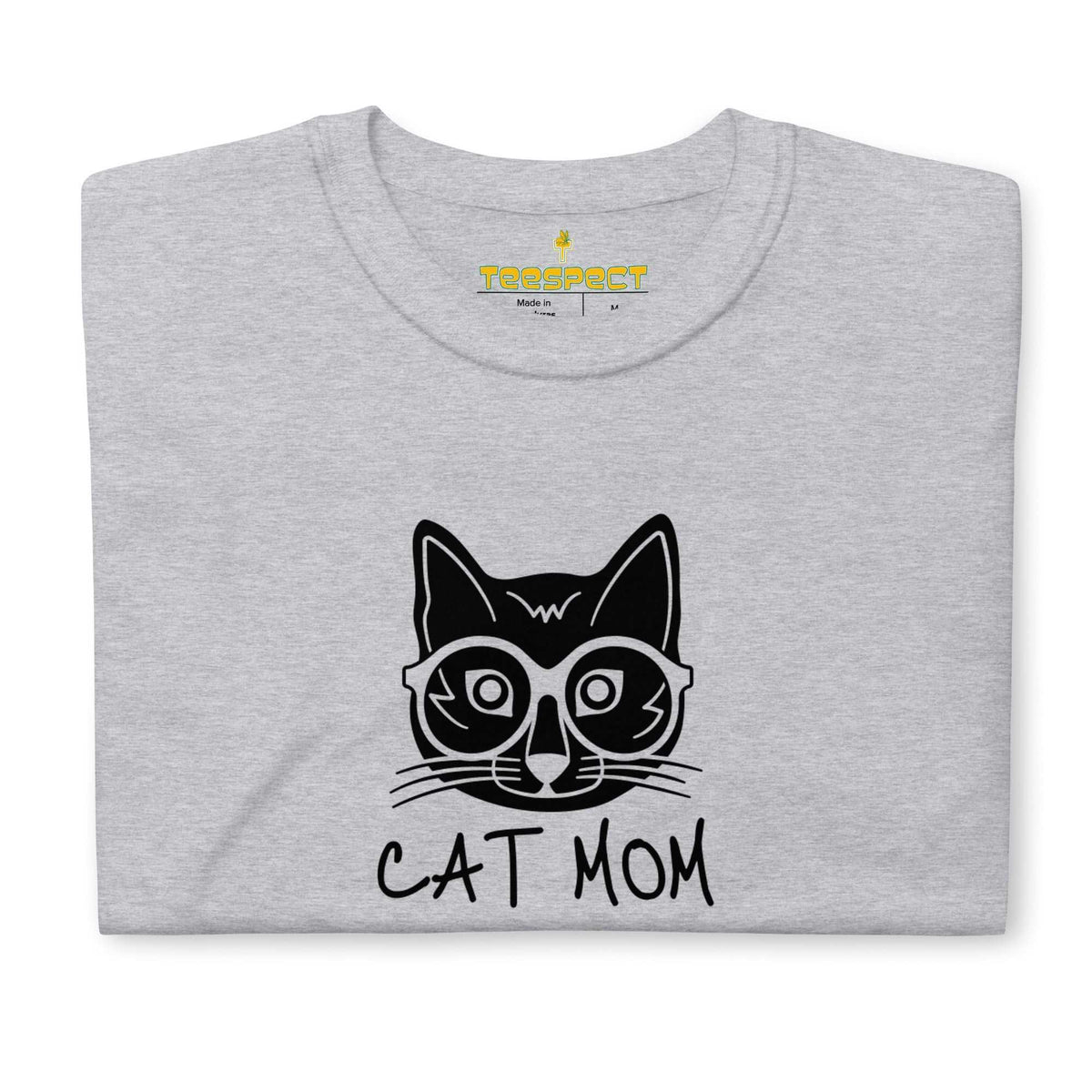 Cat Mom Unisex Softstyle Short-Sleeve T-Shirt TeeSpect