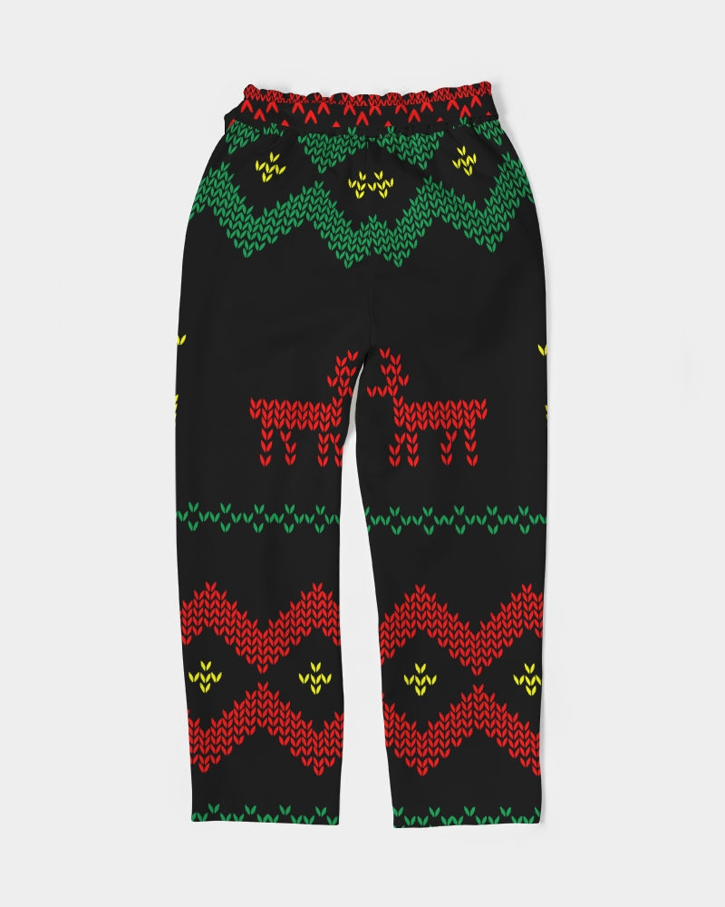 Christmas Merry Sweatshirt (Sweater) Black Women's Belted Tapered Pants TeeSpect