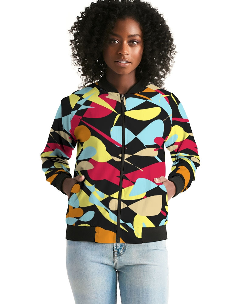 When Confused Black Women's Bomber Jacket TeeSpect