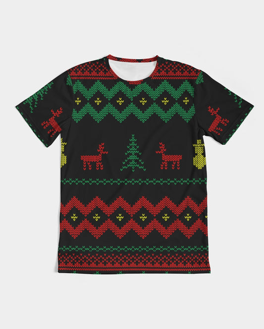 Christmas Merry Sweatshirt (Sweater) Black Men's Tee TeeSpect