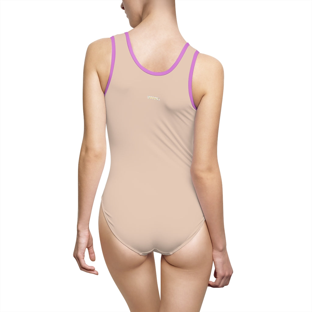 Simply Nude Women's Classic One-Piece Swimsuit TeeSpect