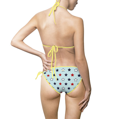 Multi Stars Women's Bikini Swimsuit TeeSpect