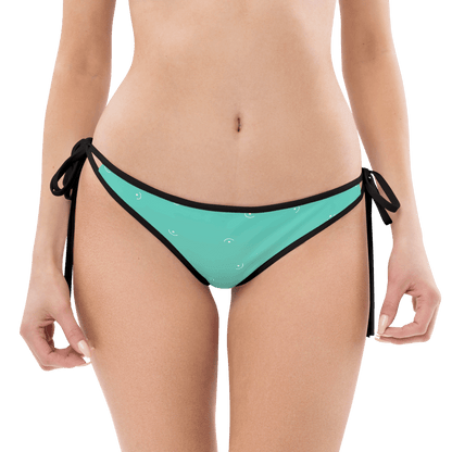 Semi Circle Green Pink Reversible Bikini Bottom TeeSpect