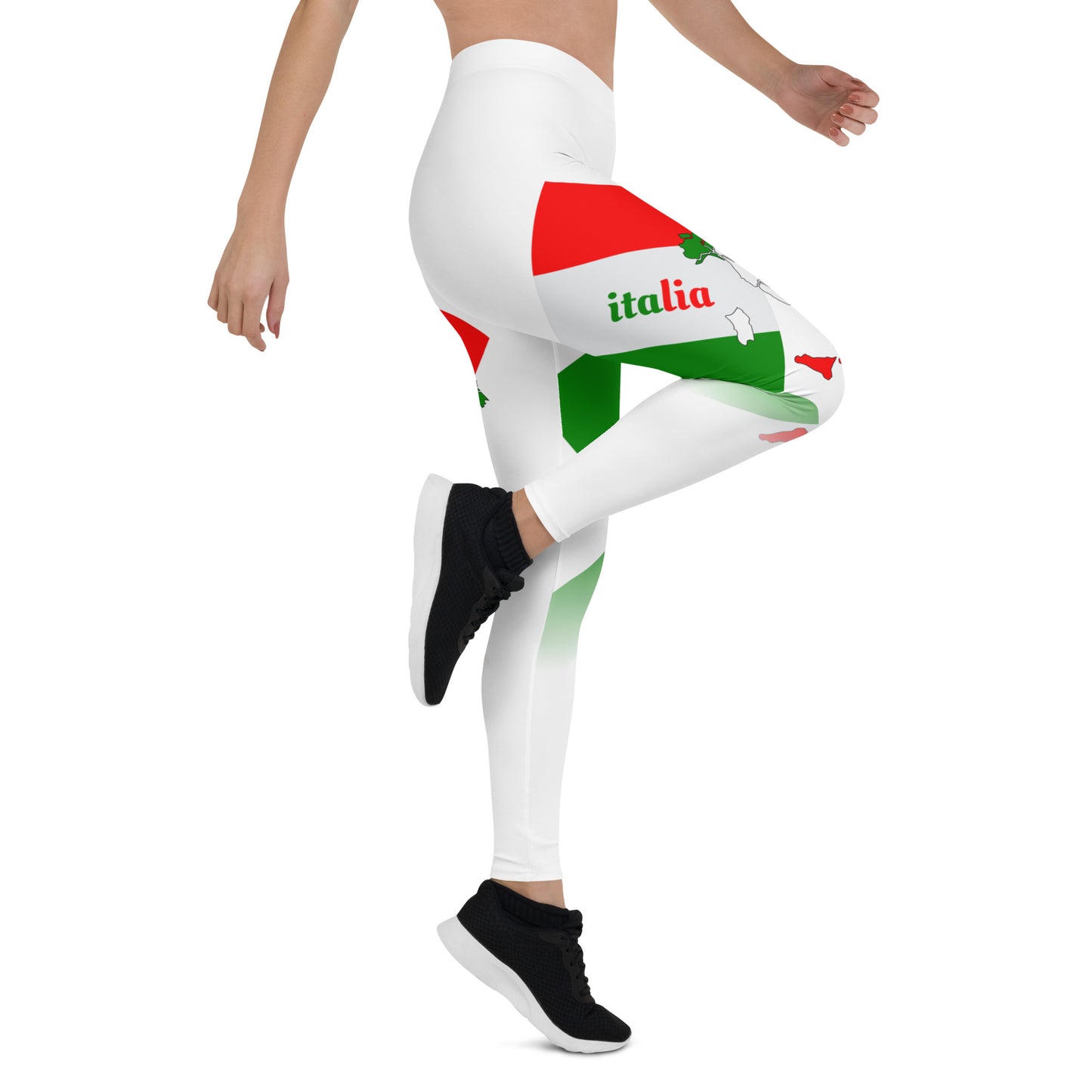 Elegant Italia - Italy Flag And Map Stylish, Durable, Women's Leggings