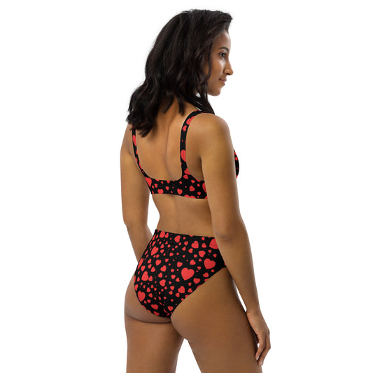 Plenty Hearts Aflutter Recycled High-Waisted Bikini