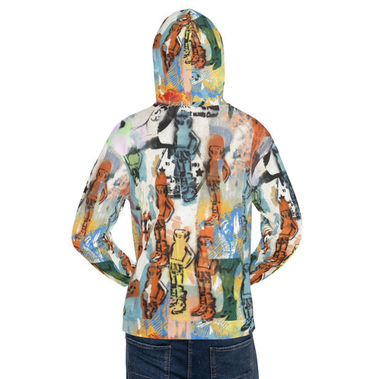 Urban Stencil Art All-Over Print Unisex Hoodie TeeSpect