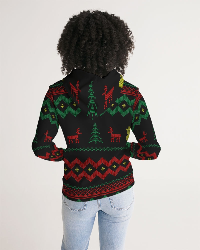 Christmas Merry Sweatshirt (Sweater) Black Women's Hoodie TeeSpect