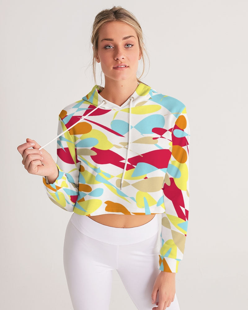 When Confused Women's Cropped Hoodie TeeSpect