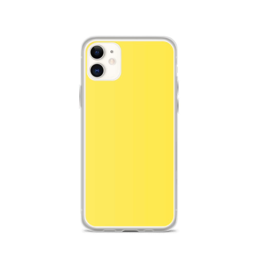 Bright Yellow iPhone Case TeeSpect