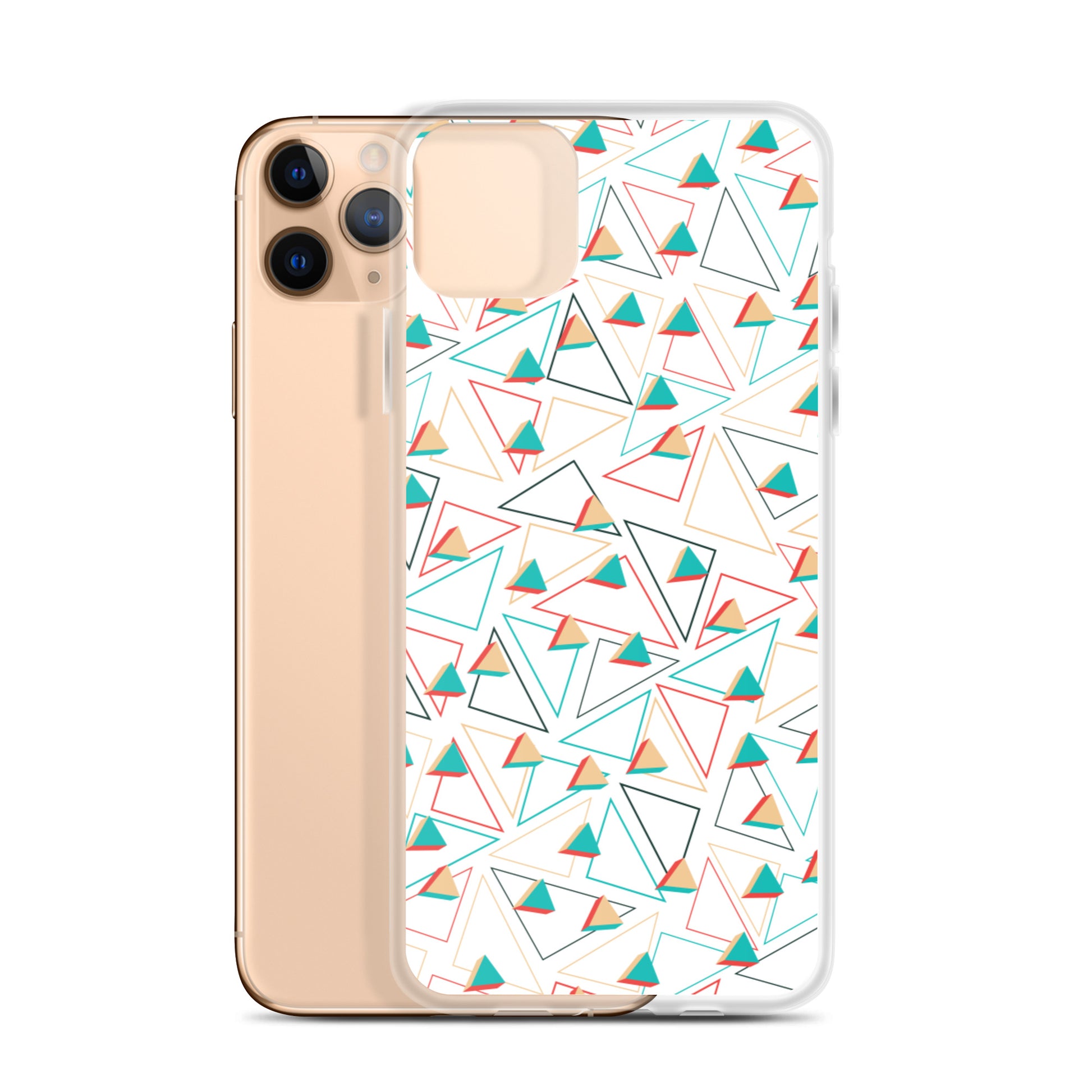 Triangular Candied White iPhone Case TeeSpect