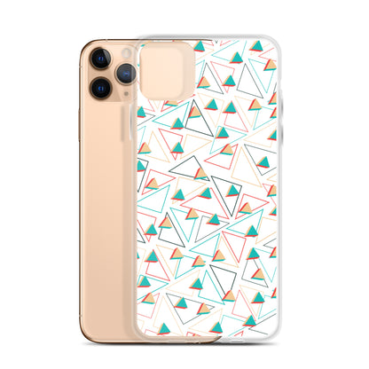Triangular Candied White iPhone Case TeeSpect