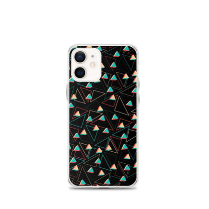 Triangular Candied Black iPhone Case TeeSpect