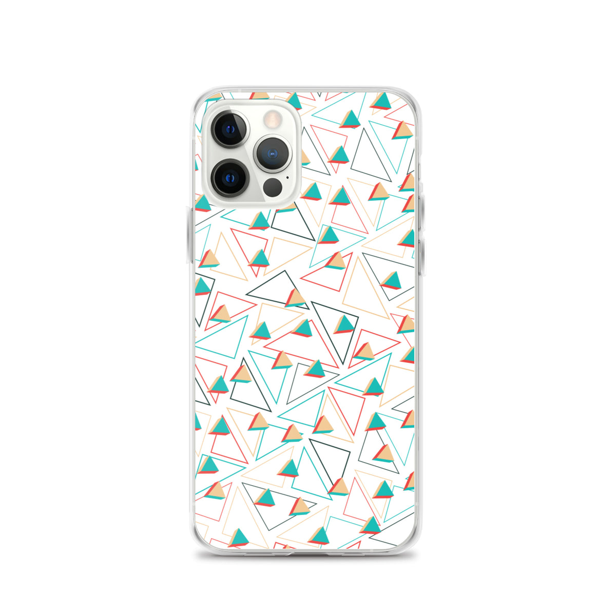 Triangular Candied White iPhone Case TeeSpect