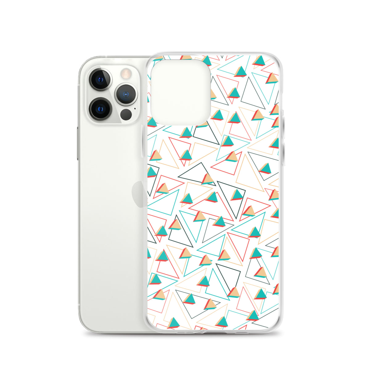 Triangular Candied White iPhone Case TeeSpect