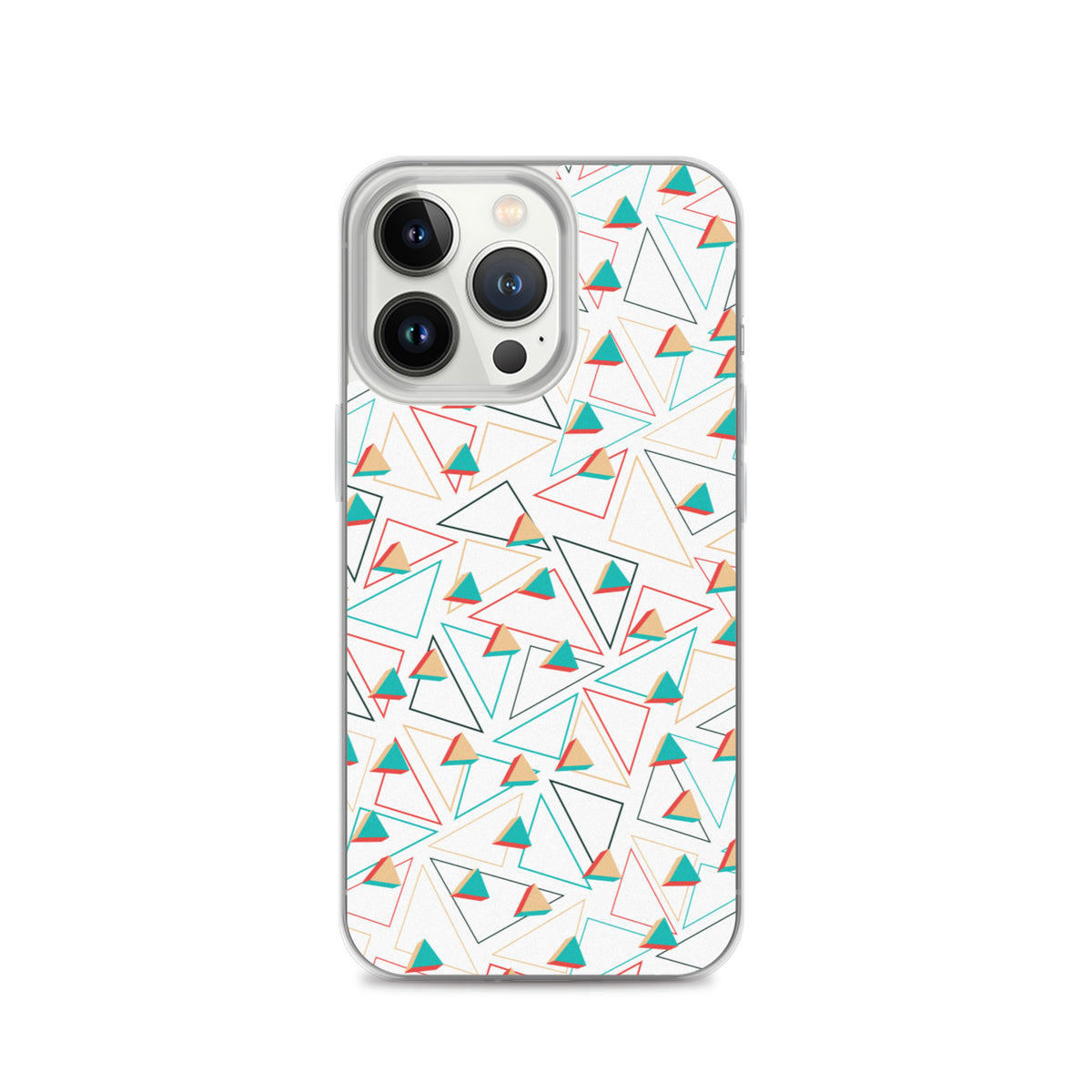 Triangular Candied White iPhone Case TeeSpect
