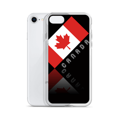 Elegant Maple Leaf Canada iPhone Black Case TeeSpect