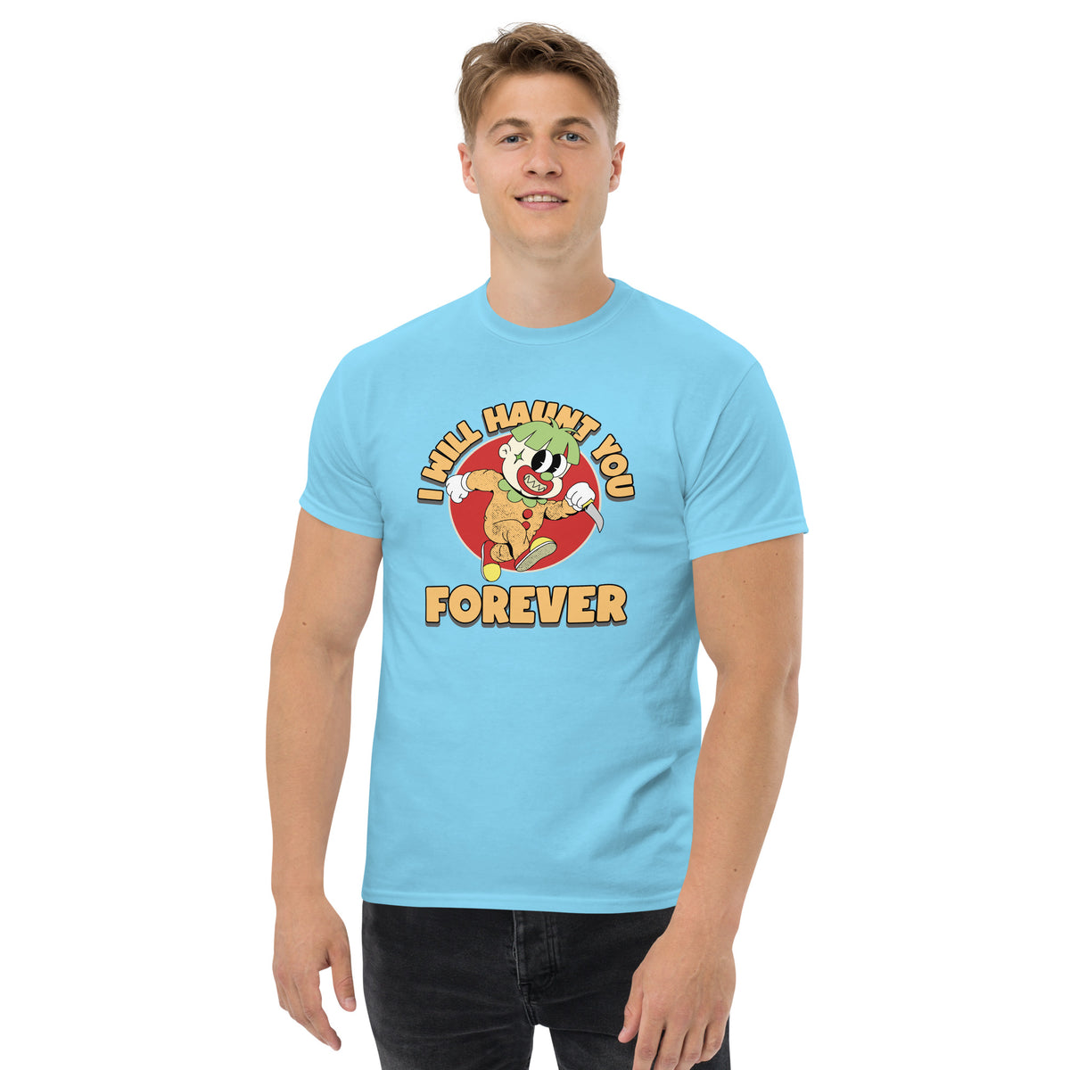 I Will Haunt You Forever Halloween Men's classic tee TeeSpect