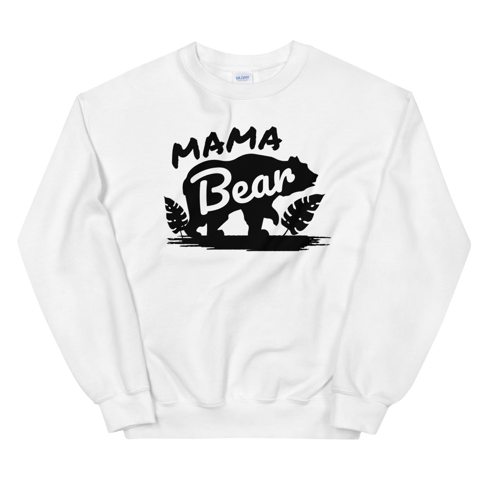 Mama Bear, Warm, Soft Feel, Pre-Shrunk Classic Fit Crew Neck Sweatshirt TeeSpect