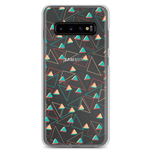 Triangular Candied Clear Samsung Case TeeSpect