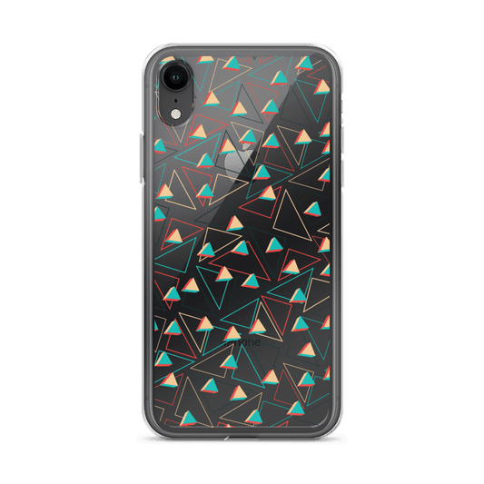Triangular Candied Clear iPhone Case TeeSpect