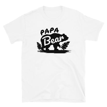 Papa Bear Unisex, Soft Cotton, Softstyle Short-Sleeve T-Shirt TeeSpect
