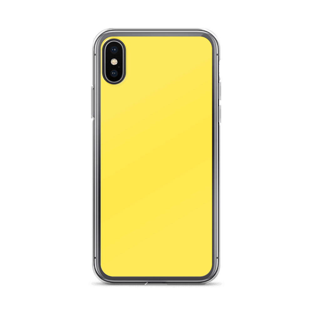 Bright Yellow iPhone Case TeeSpect