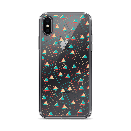 Triangular Candied Clear iPhone Case TeeSpect