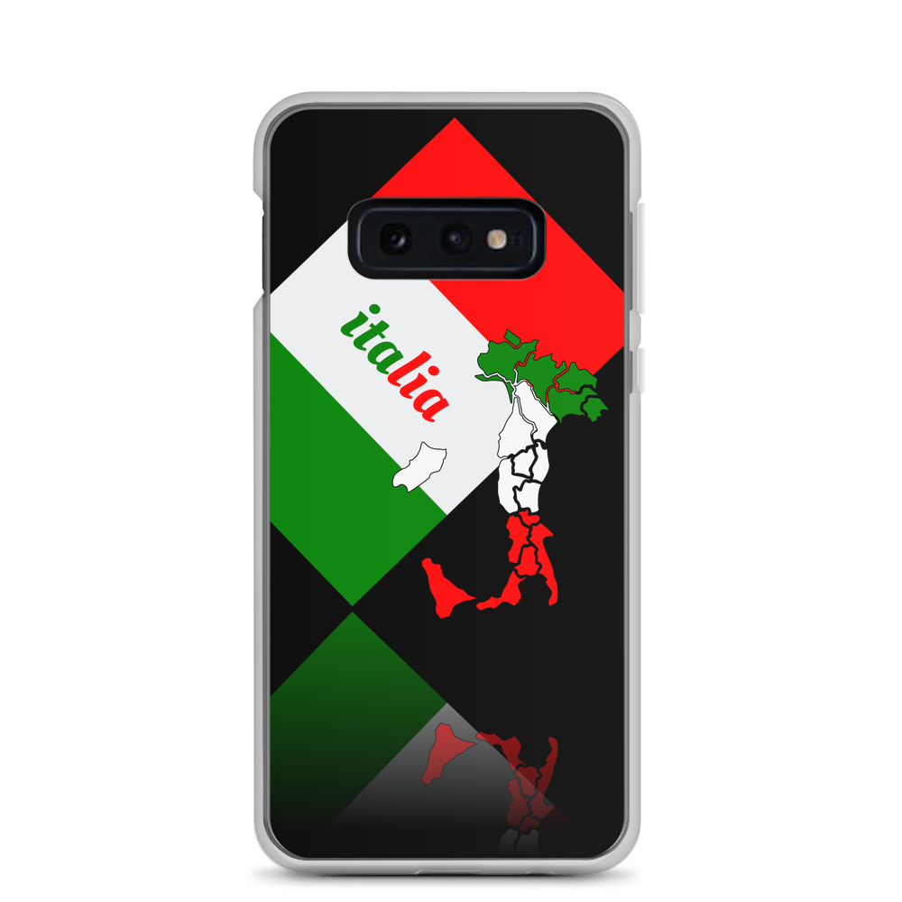 Elegant Italia - Italy Flag And Map Samsung Black Case TeeSpect