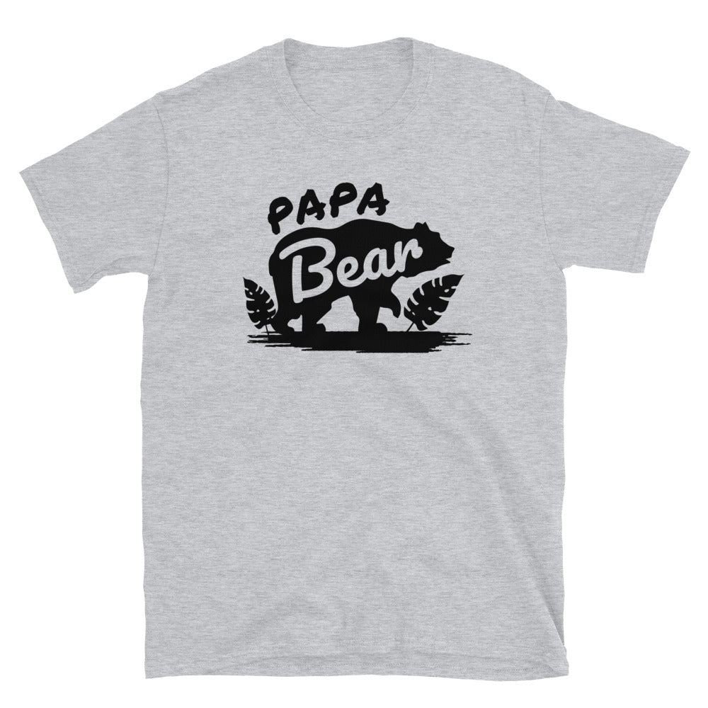 Papa Bear Unisex, Soft Cotton, Softstyle Short-Sleeve T-Shirt TeeSpect