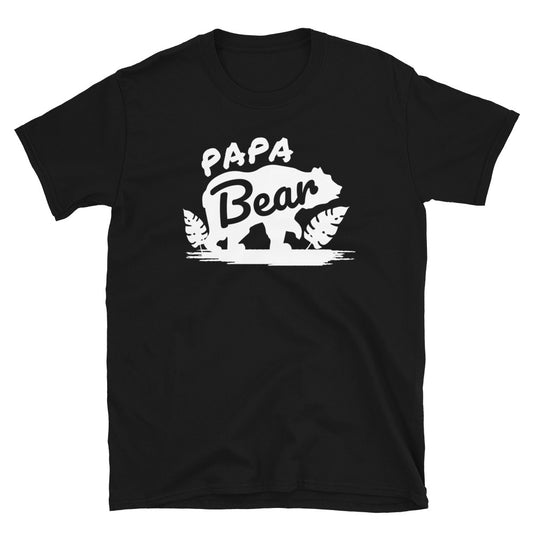 Papa Bear Unisex, Soft Cotton, Softstyle Short-Sleeve T-Shirt TeeSpect