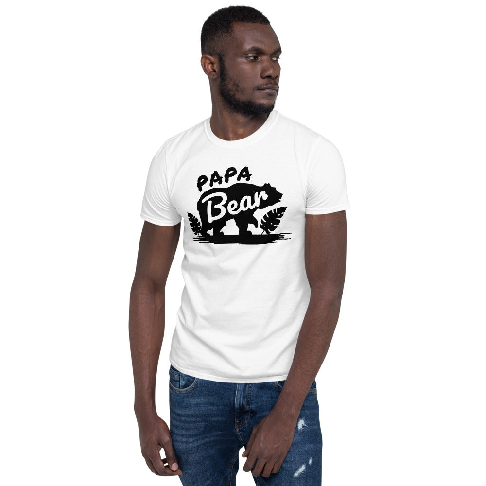 Papa Bear Unisex, Soft Cotton, Softstyle Short-Sleeve T-Shirt TeeSpect