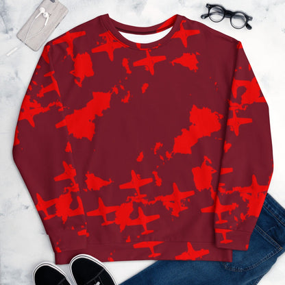 Fighter Plane Squadron Soft Cotton Brushed Fleece Unisex Sweatshirt TeeSpect