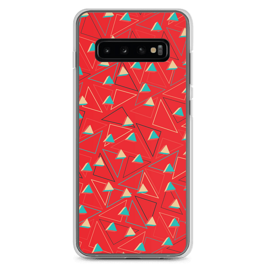 Triangular Candied Red Samsung Case TeeSpect