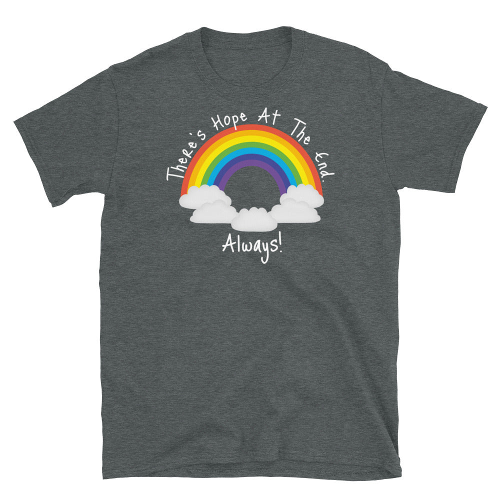 There's Hope At The End Always Unisex Softstyle Short-Sleeve T-Shirt TeeSpect