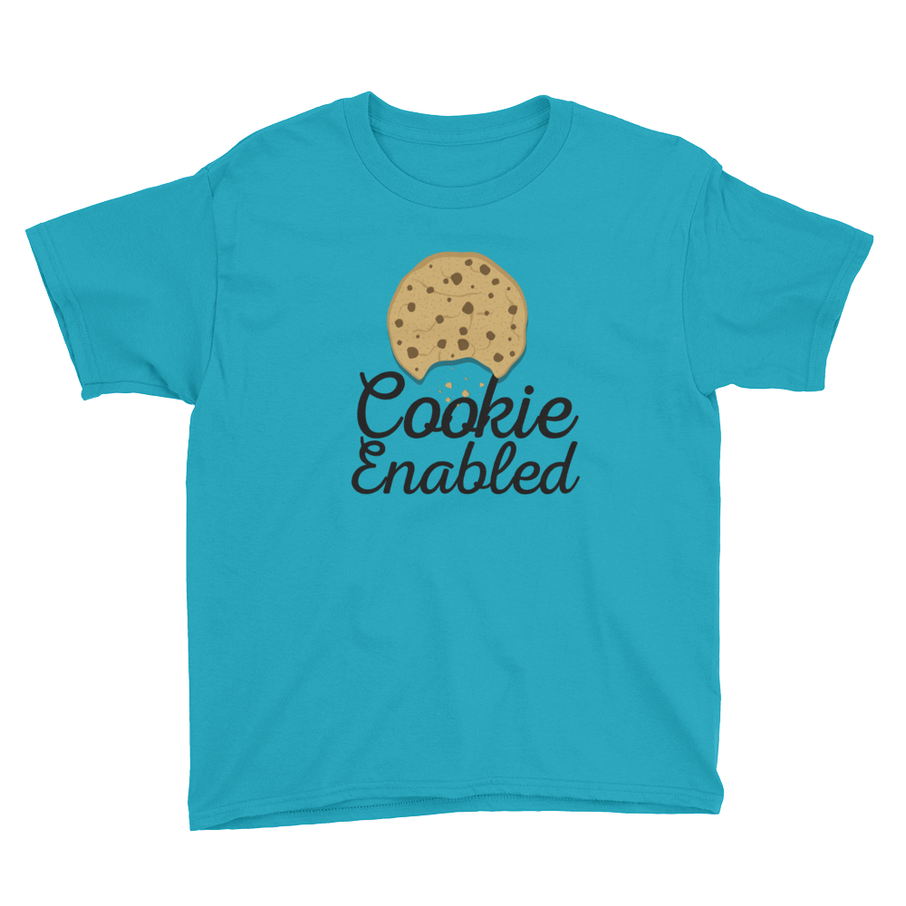 Cookie Enabled  Youth Lightweight Short Sleeve T-Shirt TeeSpect