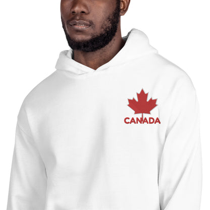Embroidered CANADA And Maple Leaf Soft, Smooth, And Stylish Heavy Blend Unisex Hoodie TeeSpect