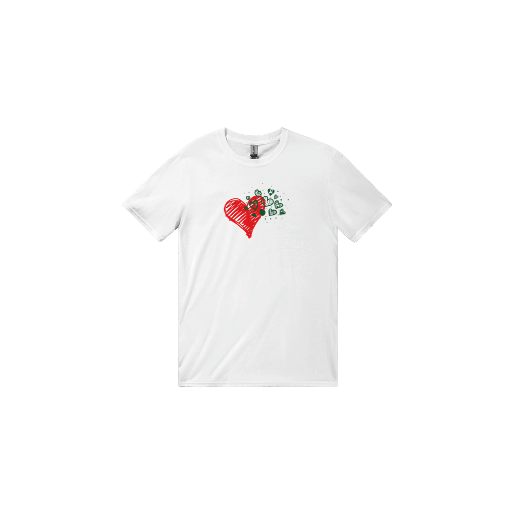 Sweetheart Hearts Custom Personalized Classic Unisex Crewneck T-shirt TeeSpect