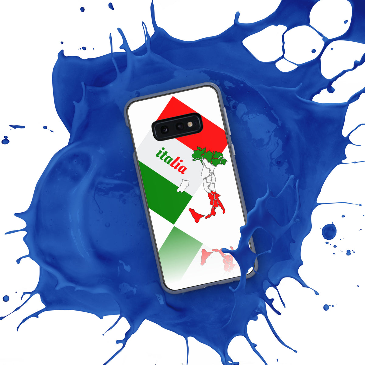 Elegant Italia - Italy Flag And Map Samsung White Case