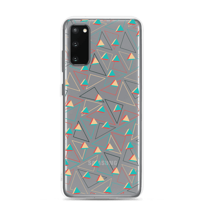 Triangular Candied Clear Samsung Case TeeSpect
