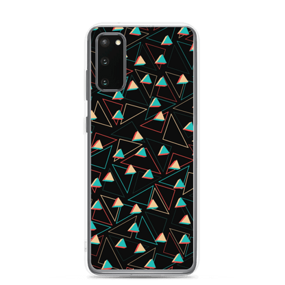 Triangular Candied Black Samsung Case TeeSpect