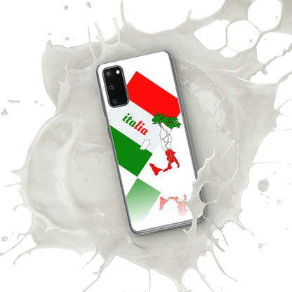 Elegant Italia - Italy Flag And Map Samsung White Case